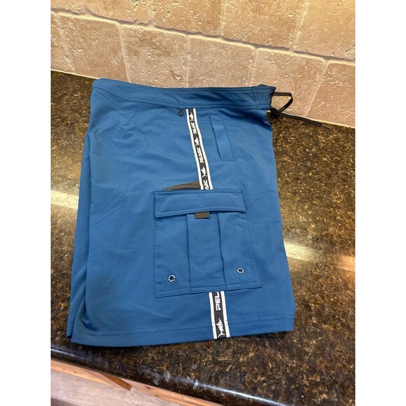 Pelagic Blackfin Stretch Board Shorts Blue Size 34 NWOT - Picture 6 of 6